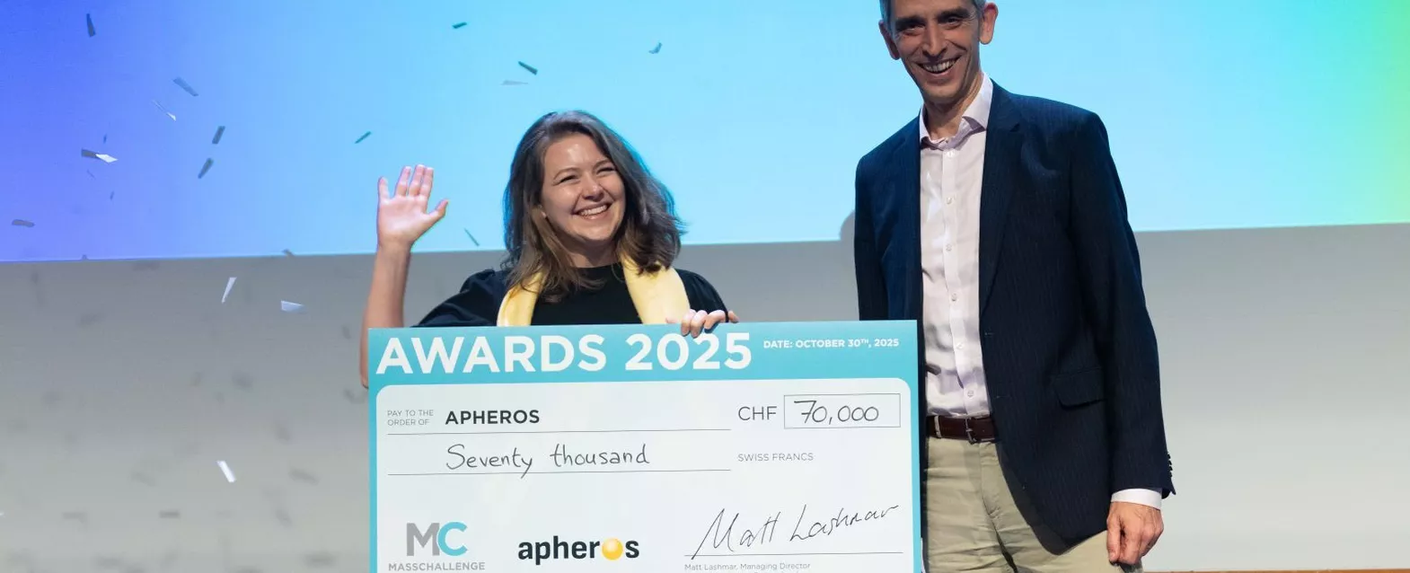 Julia at Mass Challenge Switzerland 2025