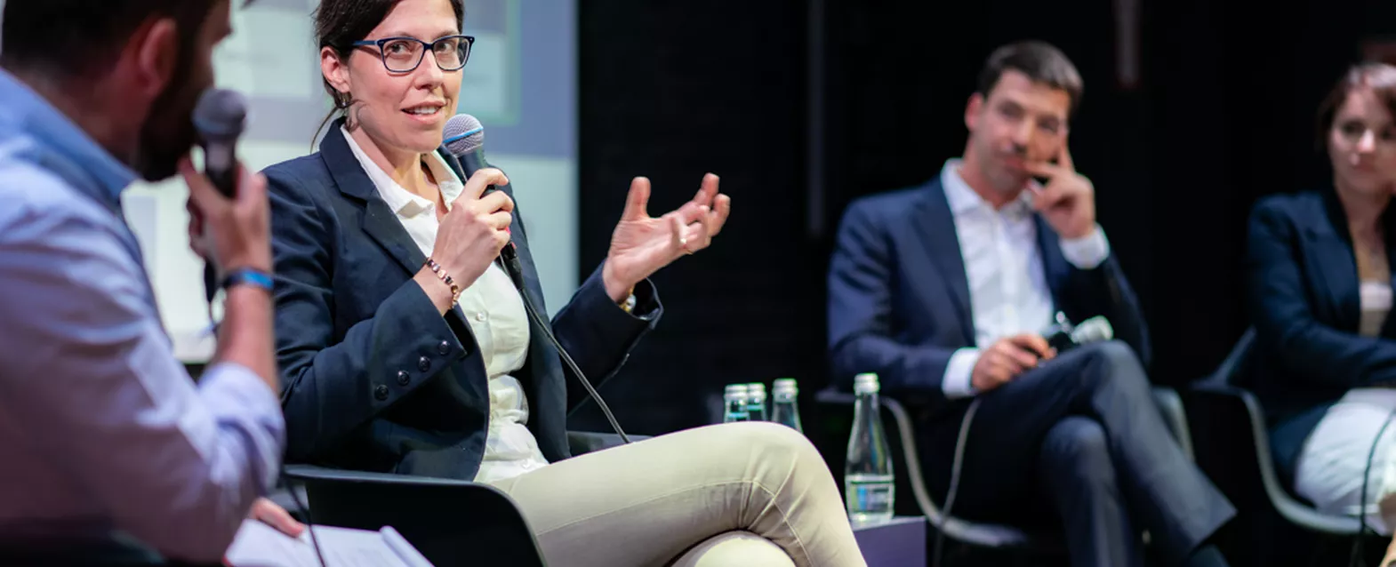 Gaelle at HTW Launch Tech Transfer 2023